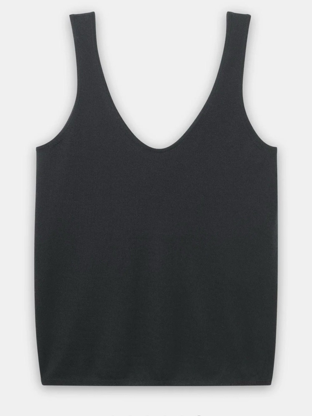 Naadam BLACK Cashmere Fancy Camisole Tank Top MEDIUM $118